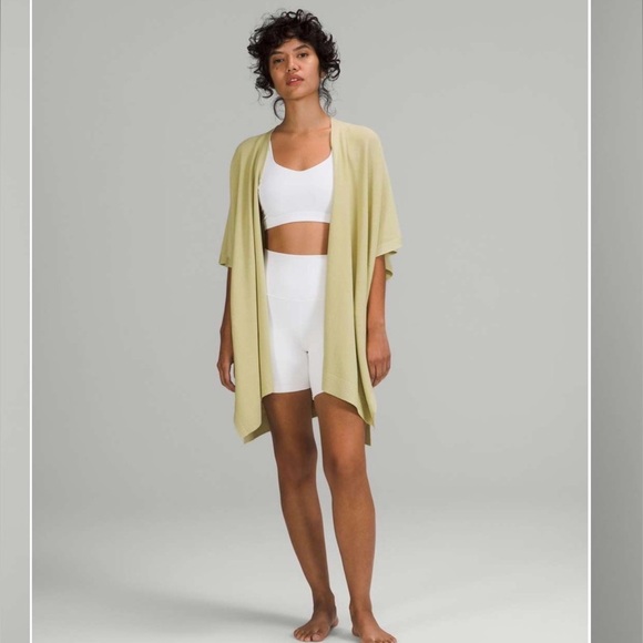 ✨ lululemon Merino Wool Short Sleeve Wrap ✨ - Picture 5 of 9